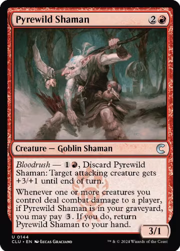 Pyrewild Shaman (144), Ravnica: Clue Edition — Magic card price