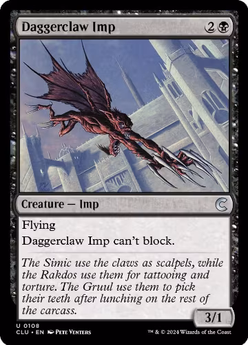Daggerclaw Imp (108), Ravnica: Clue Edition — Magic card price