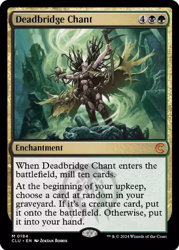 Deadbridge Chant (184), Ravnica: Clue Edition — Magic card price