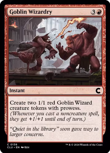 Goblin Wizardry (136), Ravnica: Clue Edition — Magic card price