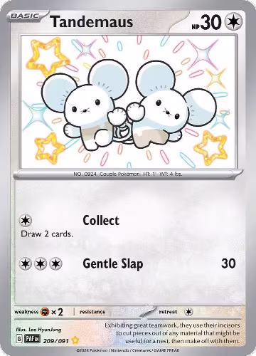 Tandemaus - 209/091 (209/091), Paldean Fates — Pokémon card price