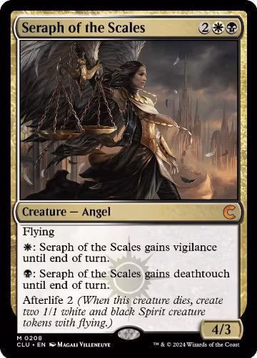 Seraph of the Scales (208), Ravnica: Clue Edition — Magic card price