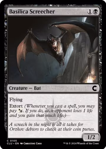 Basilica Screecher (105), Ravnica: Clue Edition — Magic card price