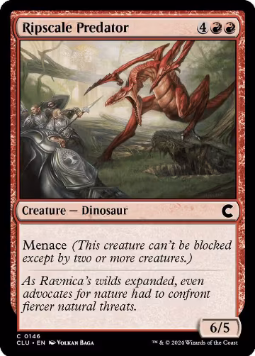 Ripscale Predator (146), Ravnica: Clue Edition — Magic card price