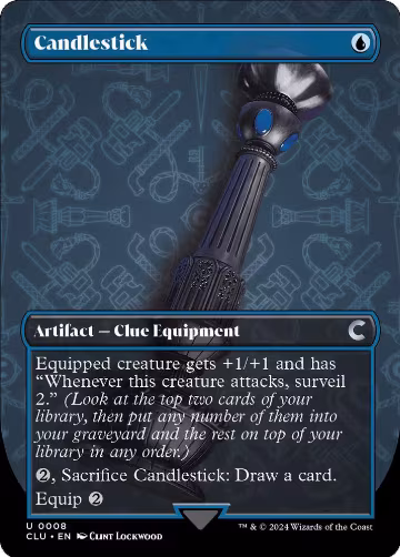 Candlestick (Borderless) (8), Ravnica: Clue Edition — Magic card price
