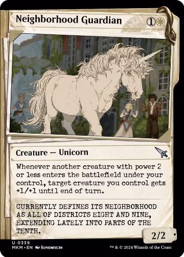 Neighborhood Guardian (Showcase) (339), Murders at Karlov Manor — Magic card price