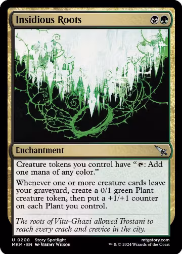 Insidious Roots (208), Murders at Karlov Manor — Magic card price