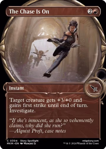 The Chase Is On (Showcase) (304), Murders at Karlov Manor — Magic card price