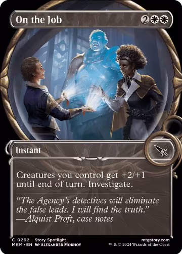 On the Job (Showcase) (292), Murders at Karlov Manor — Magic card price