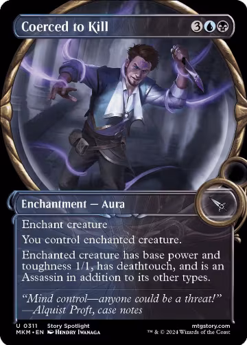 Coerced to Kill (Showcase) (311), Murders at Karlov Manor — Magic card price