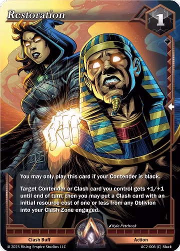Restoration (AC2-006), Clashgrounds — Alpha Clash card price