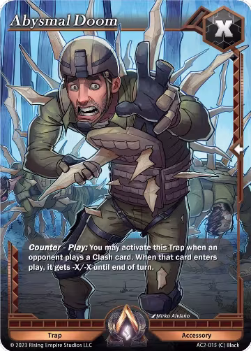 Abysmal Doom (AC2-015), Clashgrounds — Alpha Clash card price
