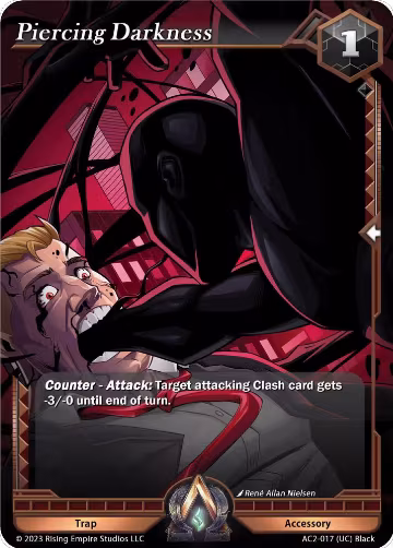 Piercing Darkness (AC2-017), Clashgrounds — Alpha Clash card price