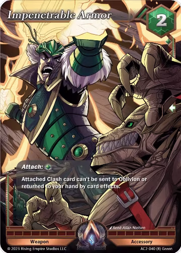 Impenetrable Armor (AC2-040), Clashgrounds — Alpha Clash card price