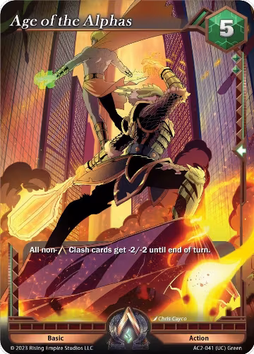 Age of the Alphas (AC2-041), Clashgrounds — Alpha Clash card price