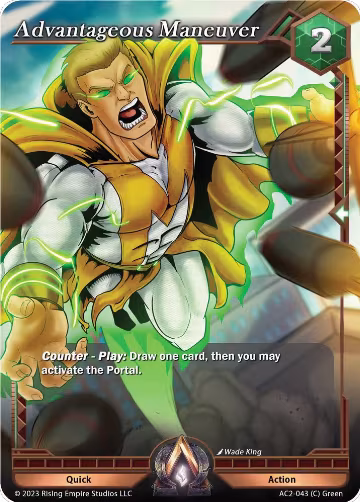 Advantageous Maneuver (AC2-043), Clashgrounds — Alpha Clash card price