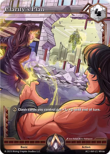 Clarity's Plan (AC2-069), Clashgrounds — Alpha Clash card price
