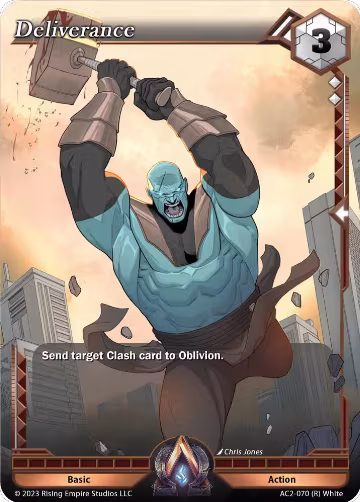 Deliverance (AC2-070), Clashgrounds — Alpha Clash card price