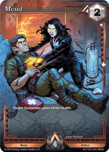 Mend (AC2-072), Clashgrounds — Alpha Clash card price