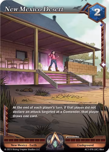 New Mexico Desert (AC2-076), Clashgrounds — Alpha Clash card price