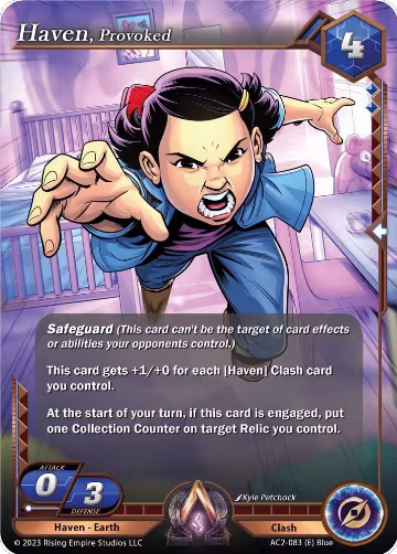 Haven, Provoked (AC2-083), Clashgrounds — Alpha Clash card price