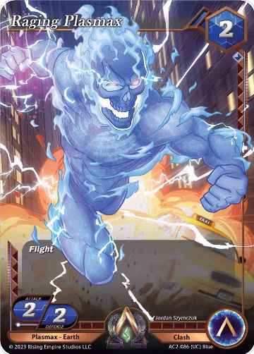 Raging Plasmax (AC2-086), Clashgrounds — Alpha Clash card price