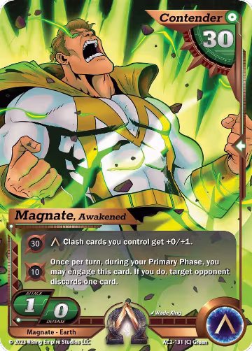 Magnate, Awakened (Alternate Art) (AC2-131), Clashgrounds — Alpha Clash card price