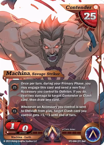 Machina, Savage Striker (ST2-006), Clashgrounds — Alpha Clash card price