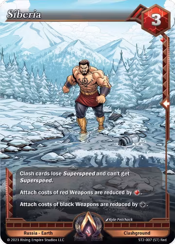 Siberia (ST2-007), Clashgrounds — Alpha Clash card price