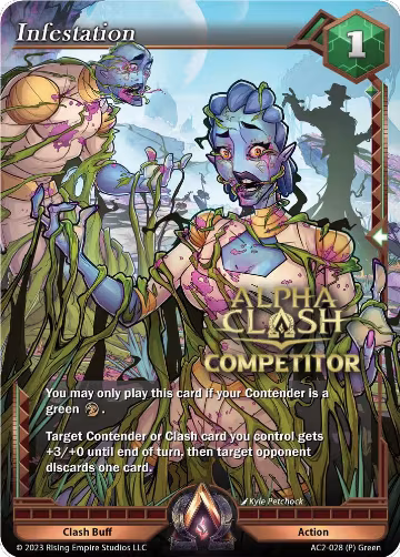 Infestation (Competitor) (AC2-028), Clashgrounds — Alpha Clash card price