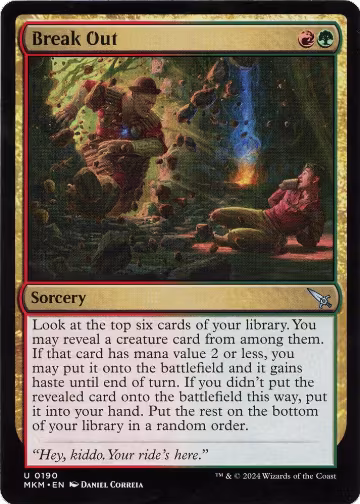 Break Out (a) (190), Murders at Karlov Manor — Magic card price