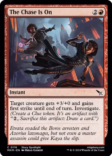 The Chase Is On (116), Murders at Karlov Manor — Magic card price