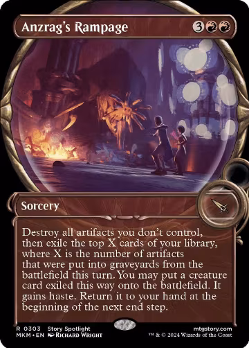 Anzrag's Rampage (Showcase) (303), Murders at Karlov Manor — Magic card price