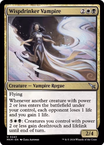 Wispdrinker Vampire (243), Murders at Karlov Manor — Magic card price