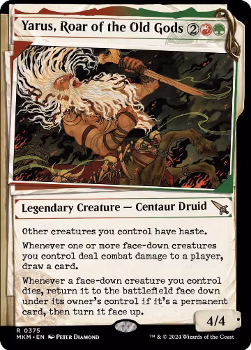 Yarus, Roar of the Old Gods (Showcase) (375), Murders at Karlov Manor — Magic card price