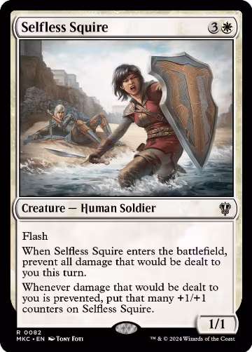 Selfless Squire (82), Commander: Murders at Karlov Manor — Magic card price