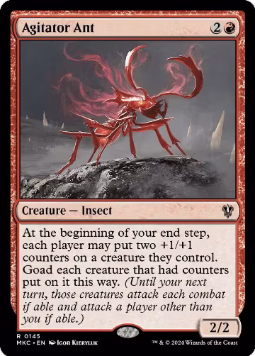 Agitator Ant (145), Commander: Murders at Karlov Manor — Magic card price