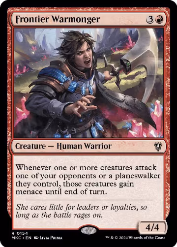 Frontier Warmonger (154), Commander: Murders at Karlov Manor — Magic card price