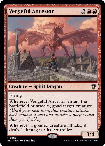 Vengeful Ancestor (163), Commander: Murders at Karlov Manor — Magic card price