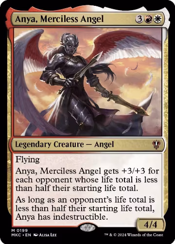 Anya, Merciless Angel (199), Commander: Murders at Karlov Manor — Magic card price