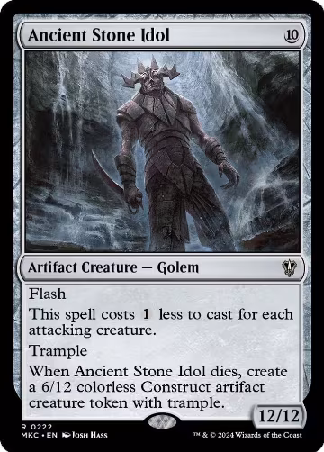 Ancient Stone Idol (222), Commander: Murders at Karlov Manor — Magic card price