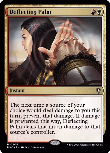 Deflecting Palm (205), Commander: Murders at Karlov Manor — Magic card price