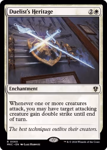 Duelist's Heritage (60), Commander: Murders at Karlov Manor — Magic card price
