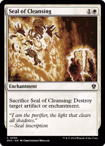Seal of Cleansing (80), Commander: Murders at Karlov Manor — Magic card price