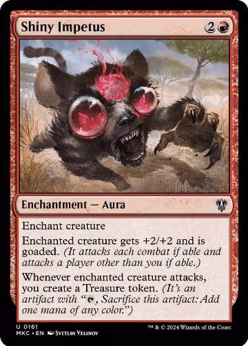 Shiny Impetus (161), Commander: Murders at Karlov Manor — Magic card price