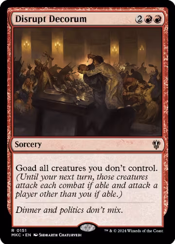 Disrupt Decorum (151), Commander: Murders at Karlov Manor — Magic card price