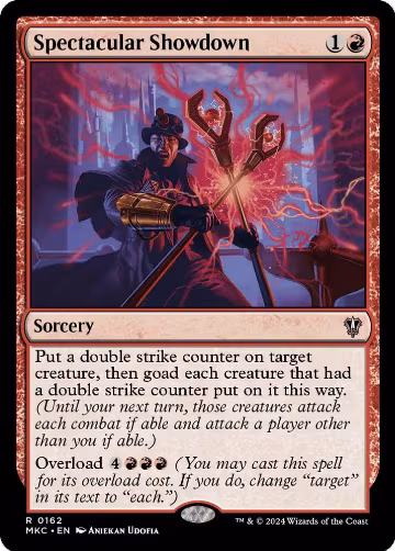 Spectacular Showdown (162), Commander: Murders at Karlov Manor — Magic card price