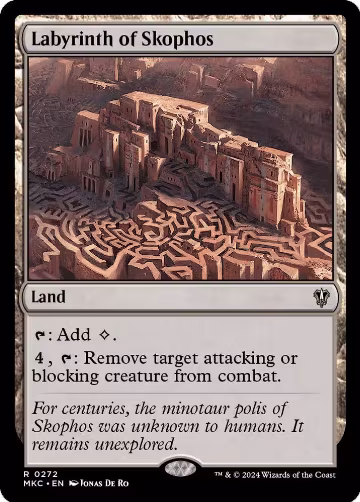 Labyrinth of Skophos (272), Commander: Murders at Karlov Manor — Magic card price