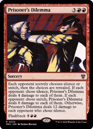 Prisoner's Dilemma (34), Commander: Murders at Karlov Manor — Magic card price
