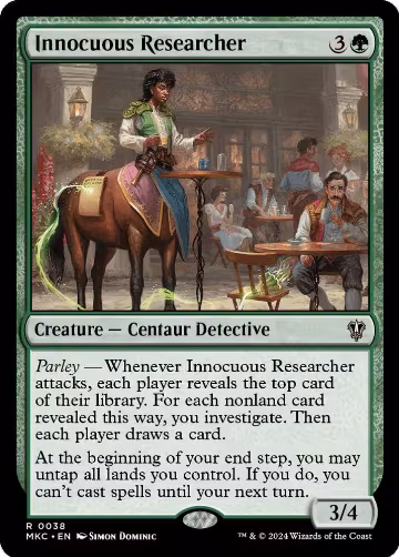 Innocuous Researcher (38), Commander: Murders at Karlov Manor — Magic card price